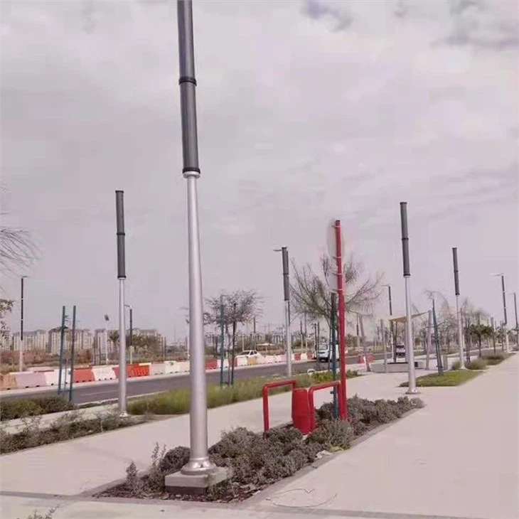 120W cylindrical solar street light12- (3)